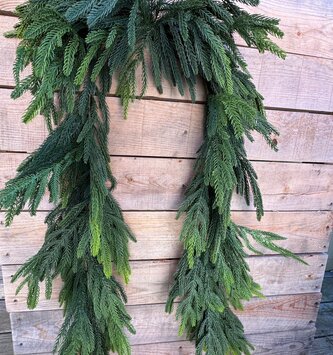 8' Norfolk Pine Garland