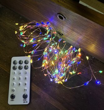 LED Color Changing Copper Wire String Lights
