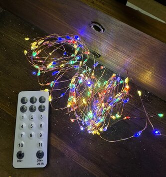 LED Color Changing Copper Wire String Lights