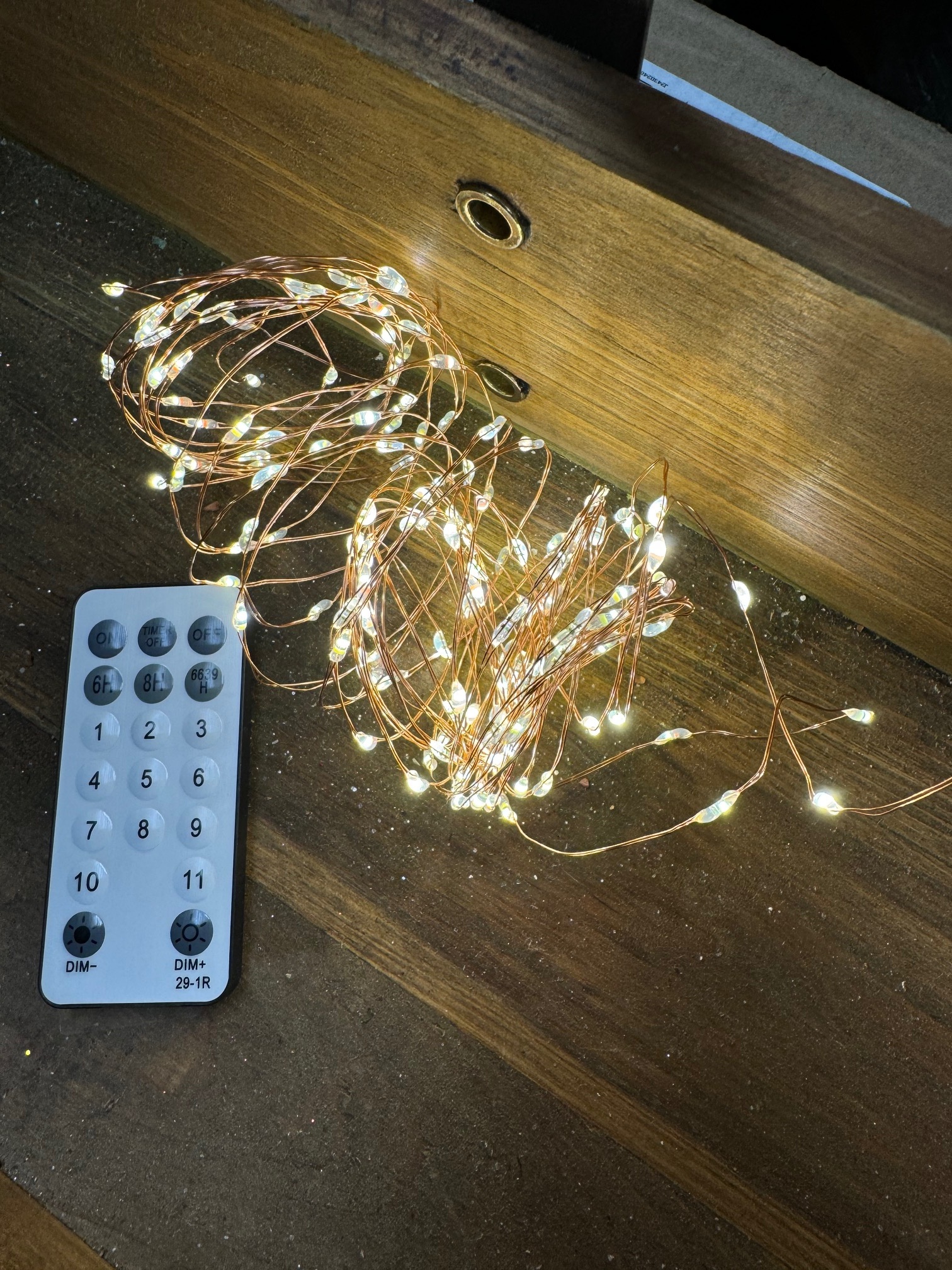 LED Color Changing Copper Wire String Lights