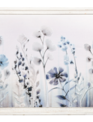 Rectangular Embossed Wild Flower Print