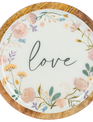 Round Floral Tray