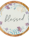 Round Floral Tray