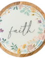 Round Floral Tray