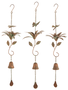 Bronze Patina Flower Chime (3-Styles)