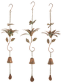 Bronze Patina Flower Chime