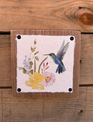 Floral Hummingbird Wall Decor