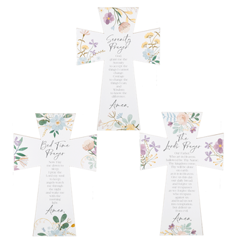 Hanging Floral Cross (3-Styles)