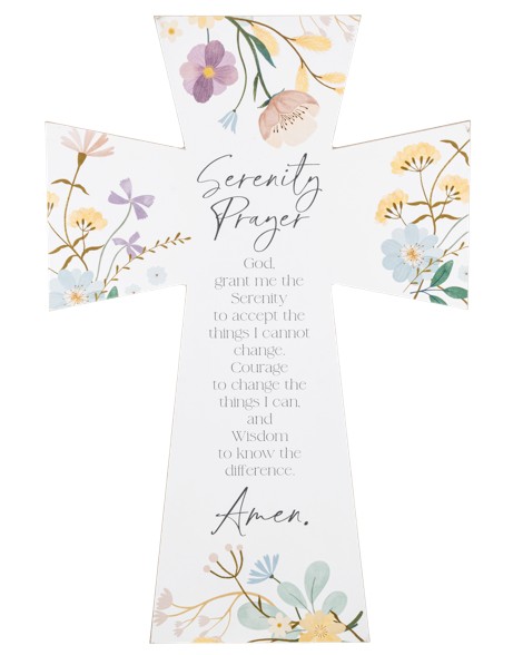 Hanging Floral Cross