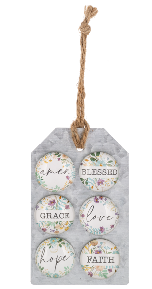 Set of 6 Faith Magnets