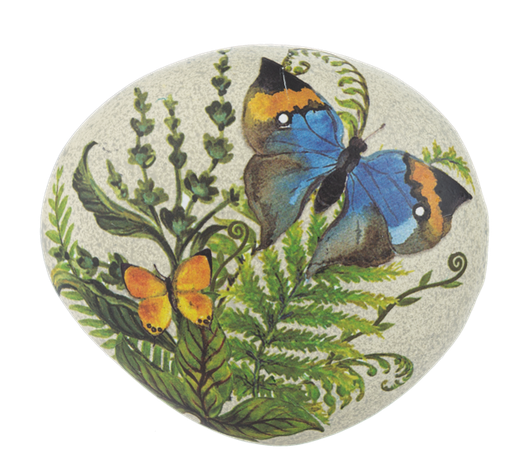 Butterfly Art Stone