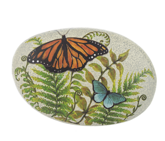Butterfly Art Stone