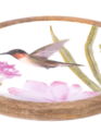 Round Hummingbird Tibit Plate (4-Styles)