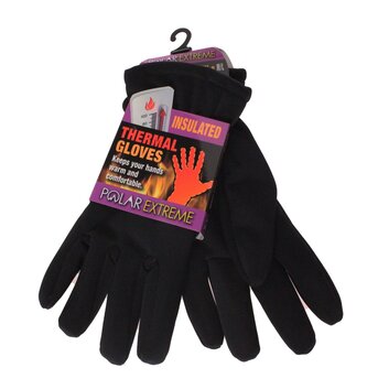 Polar Extreme Black Insulated Thermal Gloves (50% OFF)