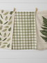 Set of 3 Fern Tea Towels