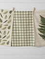 Set of 3 Fern Tea Towels