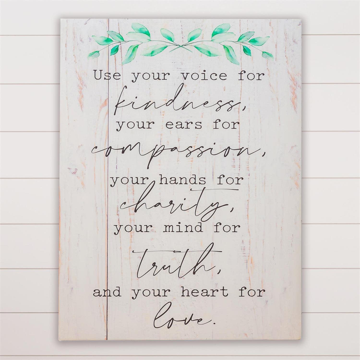 Use Your Voice For Kindness Sign