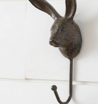 Brown Metal Bunny Hook