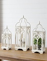 Arched Catherdral Open Lantern (3-Sizes)