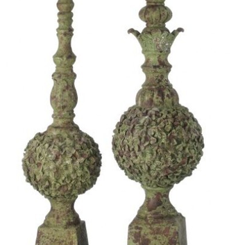 Set of 2 Orb Finials