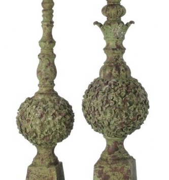 Set of 2 Orb Finials