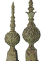 Set of 2 Orb Finials