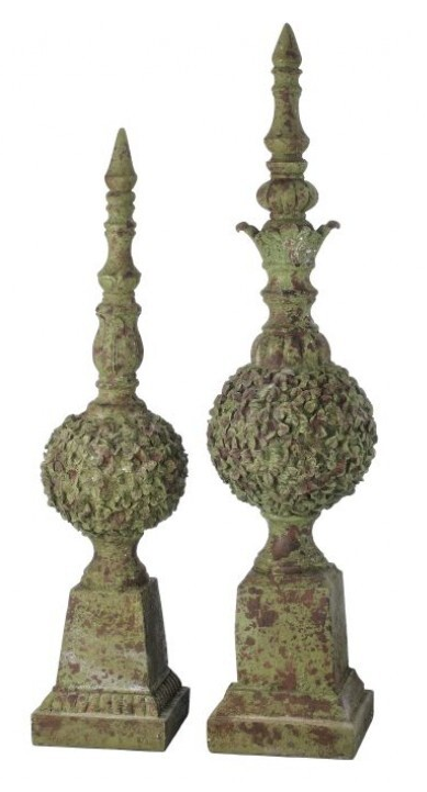 Set of 2 Orb Finials