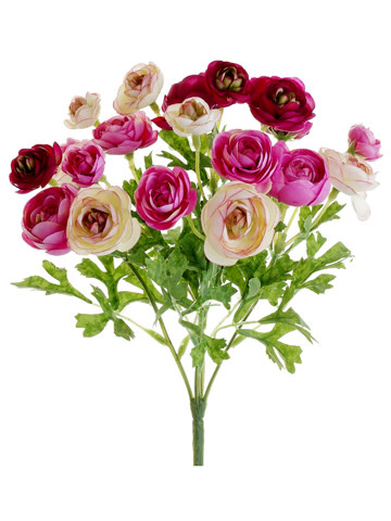 Pink Mini Ranunculus Bush
