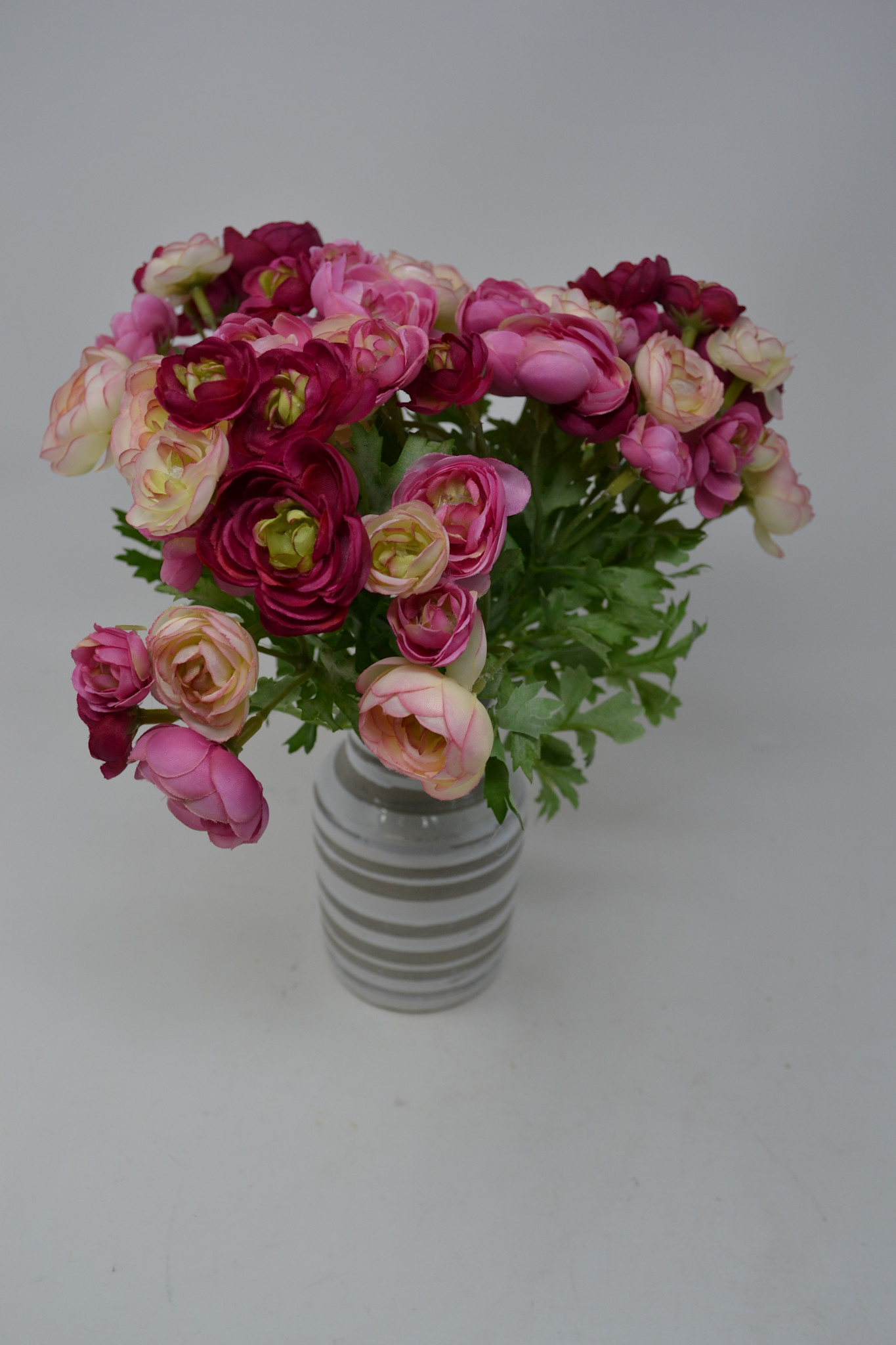 Pink Mini Ranunculus Bush