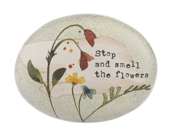 Inspirational Floral Art Rock