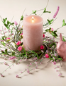 4.5" Spring Blossom Candle Ring