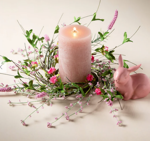 4.5" Spring Blossom Candle Ring