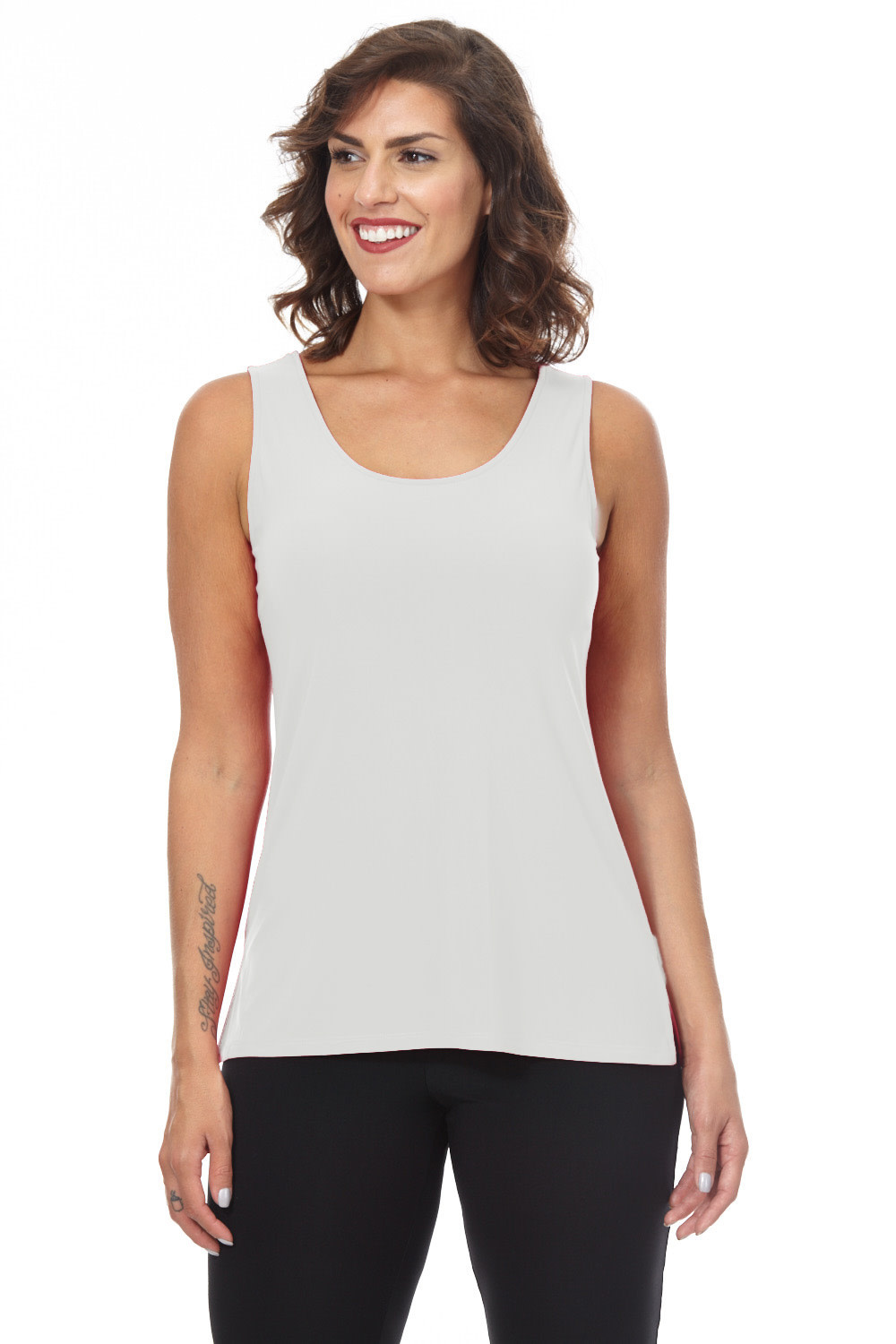 Reversible Long Solid Tank By: Alisha D (2-Colors)