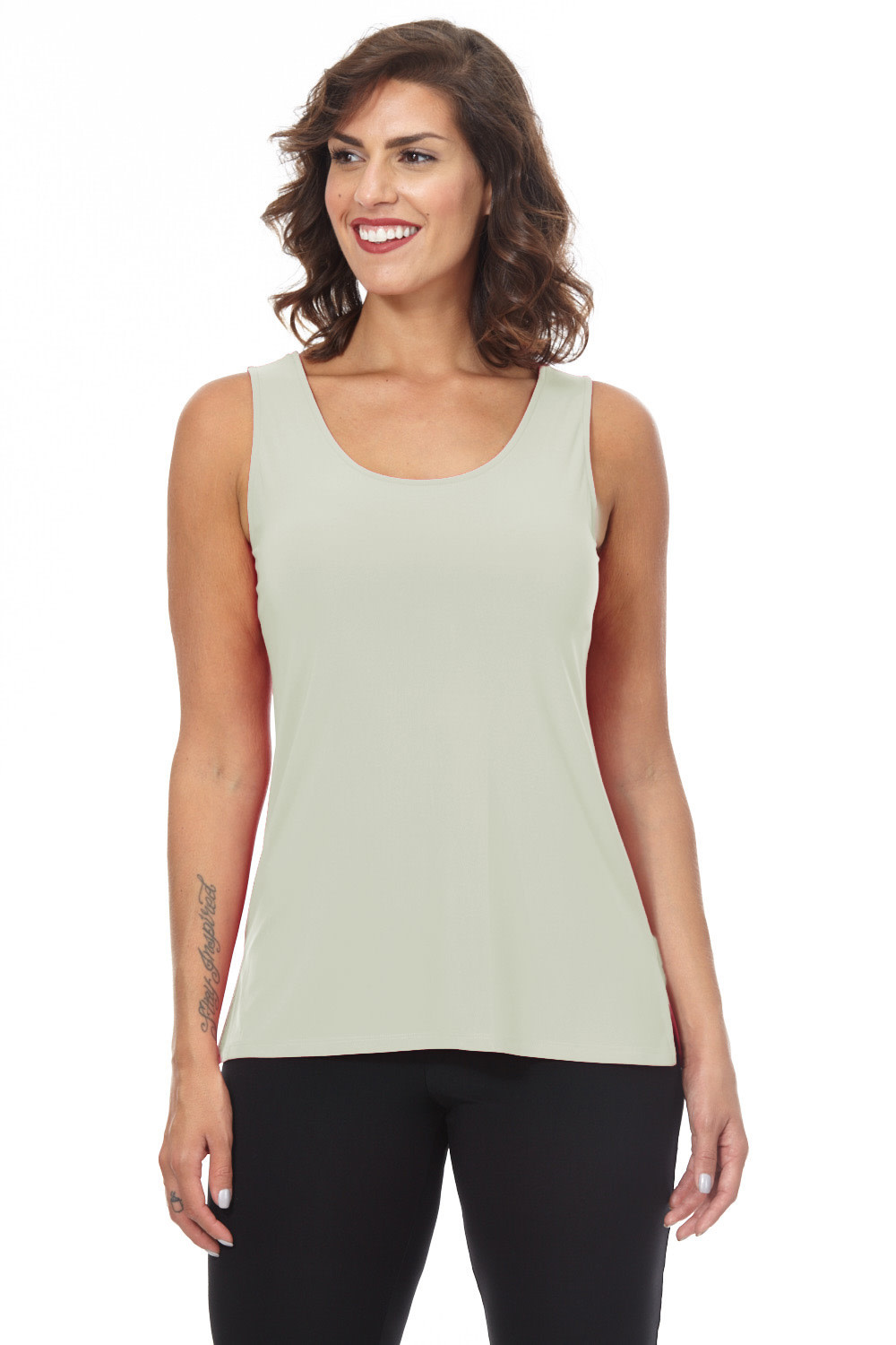 Reversible Long Solid Tank By: Alisha D (2-Colors)