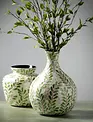 Leaf Pattern Bouquet Vase