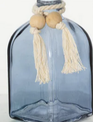 Glass Vase With Rope Tassel
