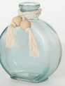 Glass Vase With Rope Tassel