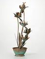 Metal Flower Garden Fountain