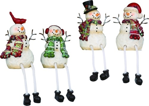 3.5" Snowman Shelf Sitter