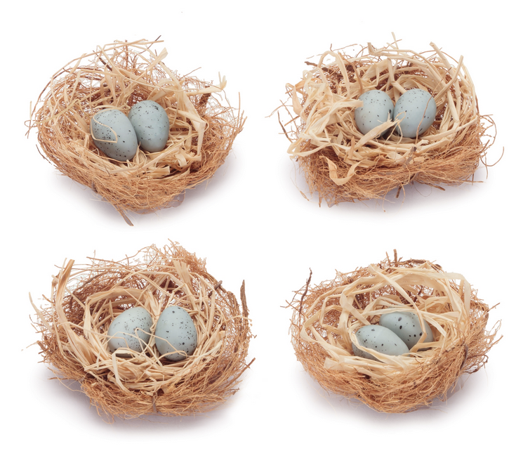 Mini Nest w/ Blue Eggs