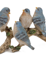 Blue Birds on Branch