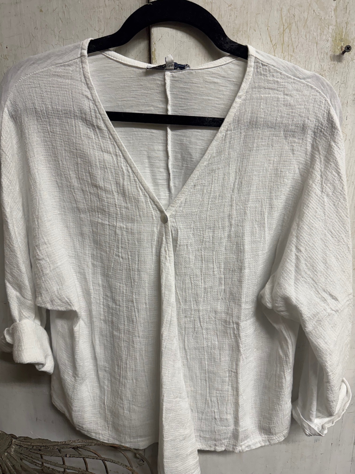 Tempo Paris Linen Button Cardi By: Tempo Paris (2-Colors)