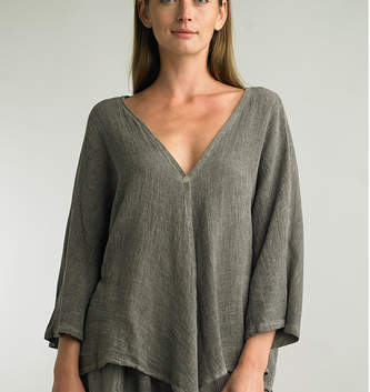 Tempo Paris Linen Button Cardi By: Tempo Paris (2-Colors)