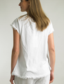 Tempo Paris Frayed Edge V-Neck Shirt By: Tempo Paris (3-Colors)