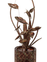Large Verdigris Hummingbird Fountain