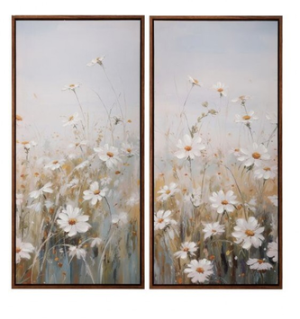 Daisy In The Meadow Wall Art 28''x28'' (2 Styles)