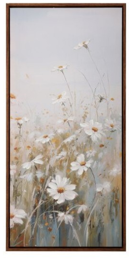 Daisy In The Meadow Wall Art 28''x28''