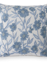 White & Blue Linen Pillow (2-Styles)