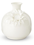 White Ceramic Hand-Crafted Jasmine Vase