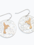 Two Tone Hummingbird Earrings